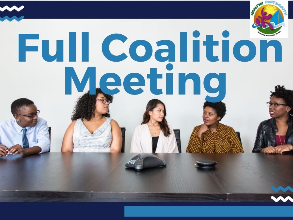 Help us serve those who live, learn, work, play and worship in Portsmouth! See you there! 

⏰Thursday, October 24, 2019 1:30-3:30pm
🏣 Portsmouth Health Department, 4th floor
📍 Share updates and discuss upcoming projects
facebook.com/events/3979701…