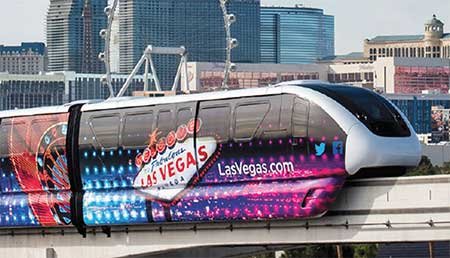 The Las Vegas Monorail is a quick and convenient way make your way along the LV Strip. There are 7 stations located near major resorts, casinos and other venues plus, it's a cool sightseeing experience. More at vegasjourney.com/blog/las-vegas… <a href="/lvmonorail/">lvmonorail</a> #Vegas #LasVegas