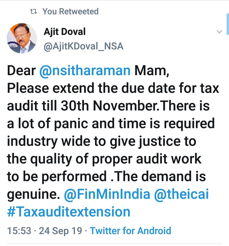PADAM777432's tweet photo. अब इनकी बात तो मान लो आपको वतन की कसम #auditdate @IncomeTaxIndia @SHALAKHANDI @nsitharaman https://t.co/1gblt2ZGwF