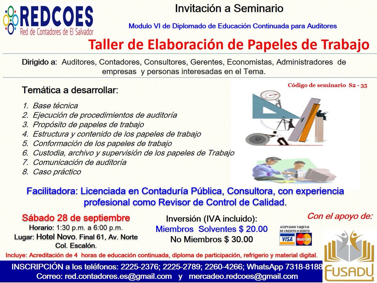 Redcoes On Twitter La Red De Contadores De El Salvador Te Invita