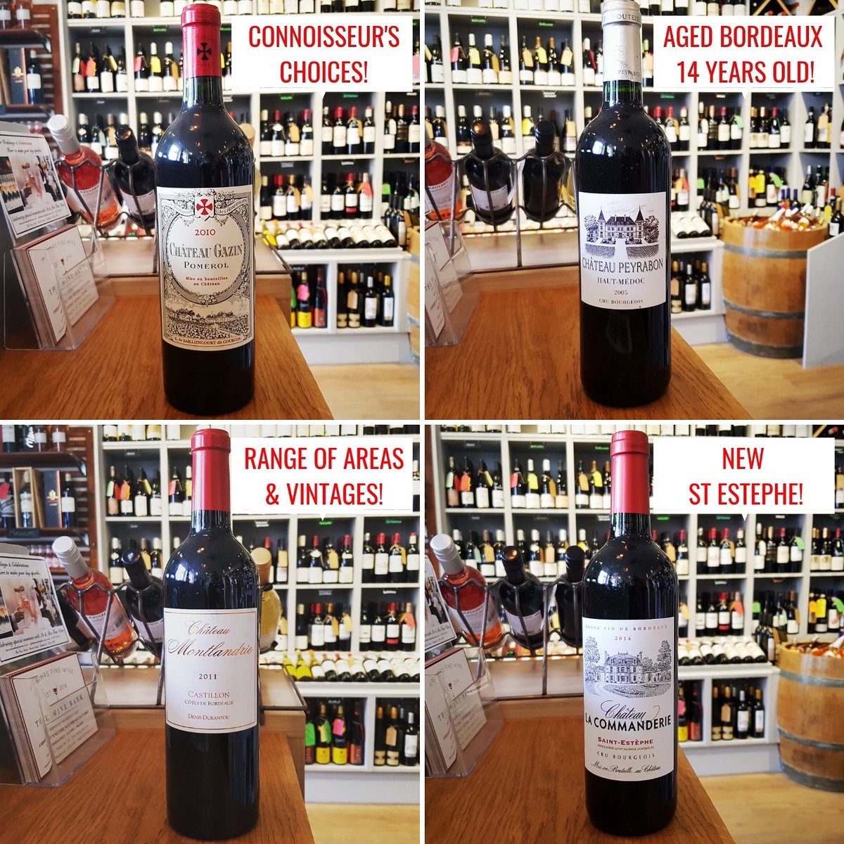 We're brimming with Bordeaux for the final week of Bordeaux Wine Month! With over 20 makers in stock, give one a whirl (or a swirl! 😂) this week! 10% OFF a mixed Bordeaux case of 6 this week only! 😊🍷#BordeauxWineMonth #SaleTime #Southwell