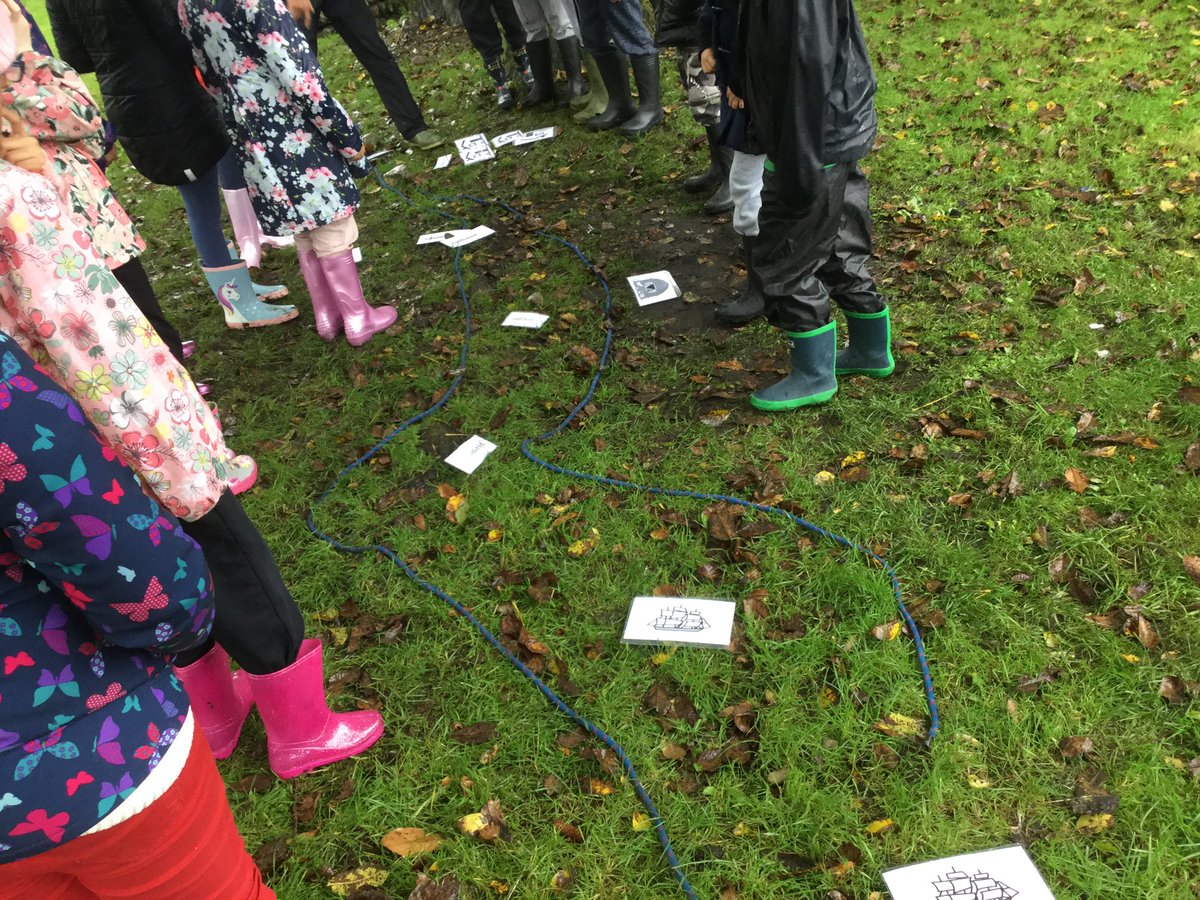 HTPShalifax's tweet photo. A great, if not wet, start to our trip! We measured the width, depth and velocity of Malham Beck! #geography #riverstudies https://t.co/bQu3dOWv4J