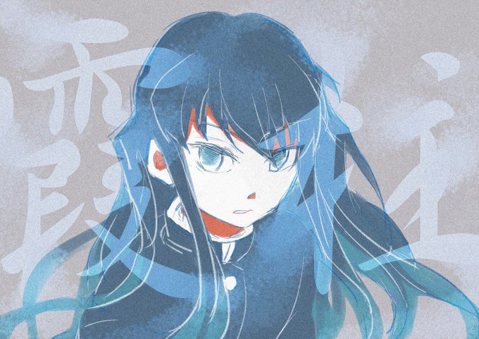 九八さんがTwitterに投稿した時透無一郎(鬼滅の刃)のイラスト。