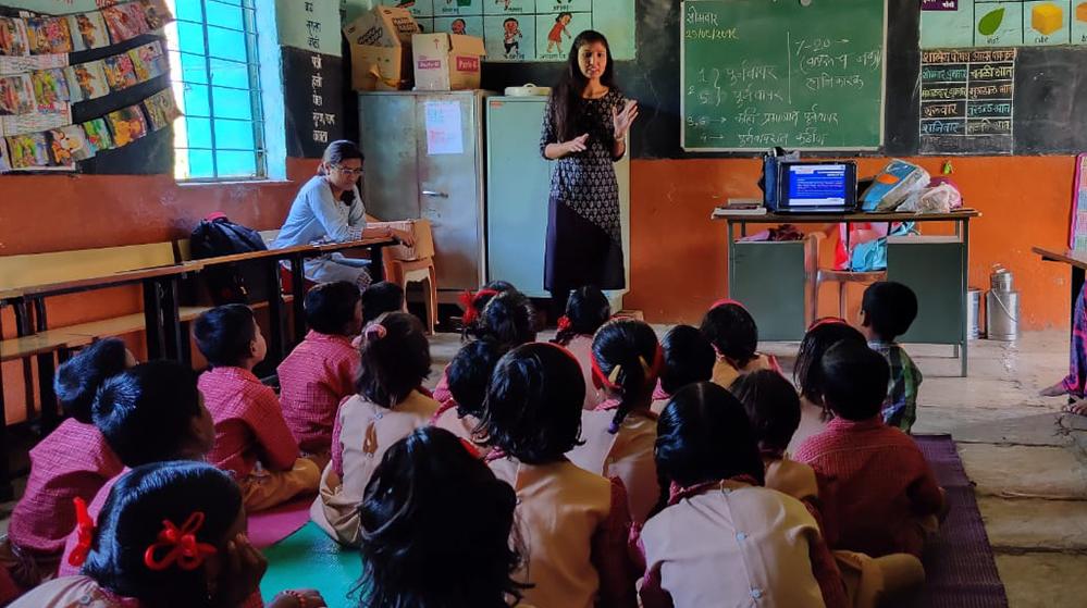 People_TCS's tweet photo. In support of #SHS2019, TCSers have been out in full swing conducting awareness camps about the threat of plastic at schools. They also collected waste around various @TCS campuses. Here's a little glimpse into their activities.

#TataCares #TCSEmpowers @PMOIndia https://t.co/bzUp8YEuom