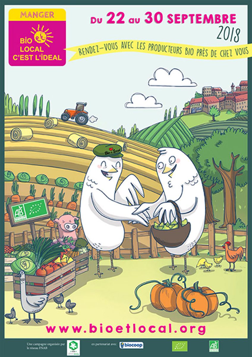 DES_Journal's tweet photo. Vos rendez-vous avec nos producteurs BIO de septembre 2019 https://t.co/2PsDKWkiR3 #bio #bioetlocal @BIOetLocal https://t.co/bGT1utGhSp