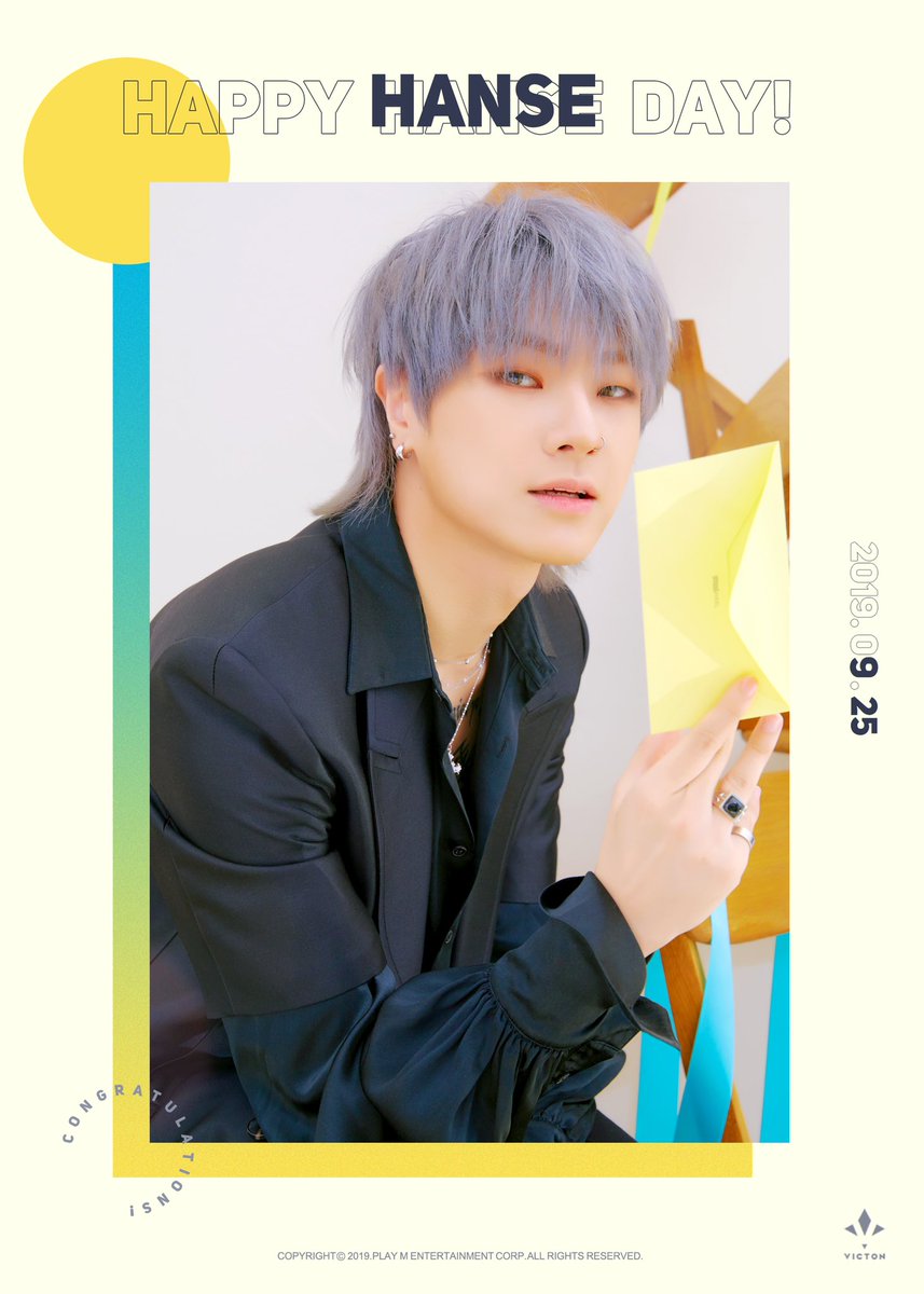 VICTON1109's tweet photo. [#빅톤] 20190925😀
오늘은 빅톤의 반전매력🐱넘치는
래퍼😎 #한세 의 생일입니다💙💛

세세의 눈웃음이 멈추지 않도록
많은 축하와 사랑 부탁드려요🥰
한세야 생일 정말 축하해🎶
해피 해피 한세데이💙😆💛

#HappyHanSeDay #HanSe #도한세
#아름다운_한세가_영롱히_빛나잖아
#Happy_23rd_Hanse_Day https://t.co/FWr5ucl0bA