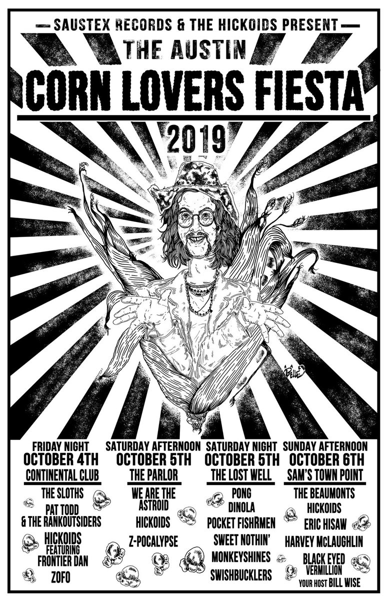 hickoids's tweet photo. 2019 Austin Corn Lovers Fiesta and more news from Saustex Records https://t.co/9vzbBI0bGq https://t.co/j9UByK6dGd