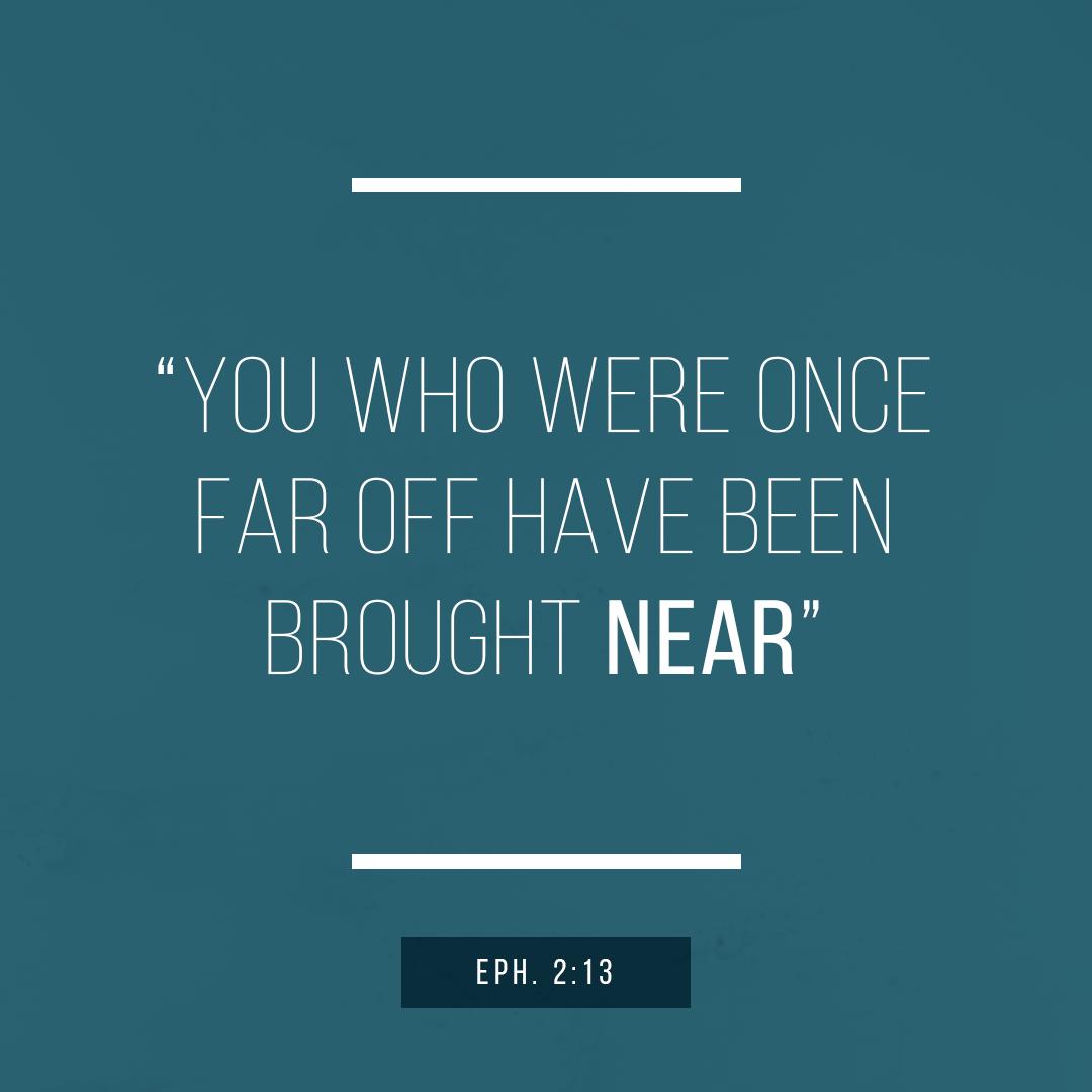 HCCStudentMin's tweet photo. "But now in Christ Jesus you who once were far off have been brought near by the blood of Christ." | Ephesians 2:13

#hccsmweeklytruth #verseoftheweek #seatatthetable #Ephesians https://t.co/UUSIpHe3M9