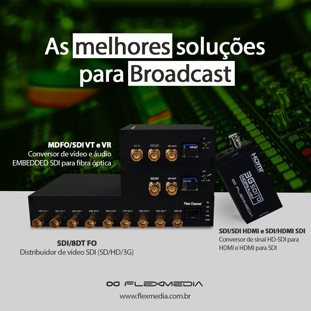 Flexmedia_'s tweet photo. Os conversores Flexmedia da linha Broadcast são ideais para estúdios de Rádio e TV, Transmissores e retransmissores de TV, eventos de pequeno e grande porte com transmissão de vídeo e áudio, entre outros.
https://t.co/eiGxbBGJri 
comercial@flexmedia.com.br | (11) 5535-0050 https://t.co/IaSuqtiVmZ