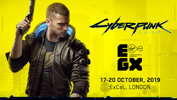 EGX's tweet photo. > INSTALLING UKEVENTS.EXE....
>> LOADING CYBERPUNK 2077 @ #EGX2019
>>> 200+ SEAT THEATRE EXPERIENCE LOADED
>>>> FIND OUT MORE HERE https://t.co/4AMPztS2tz https://t.co/Fcku9LheaD