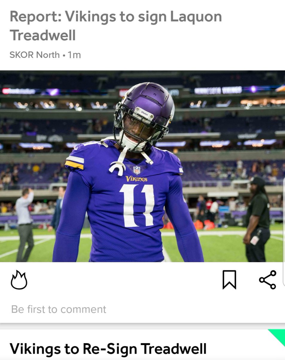 ADHDers's tweet photo. Pull your 11 jerseys out, he back home #oneclap @Vikings https://t.co/knqJqoBGlj