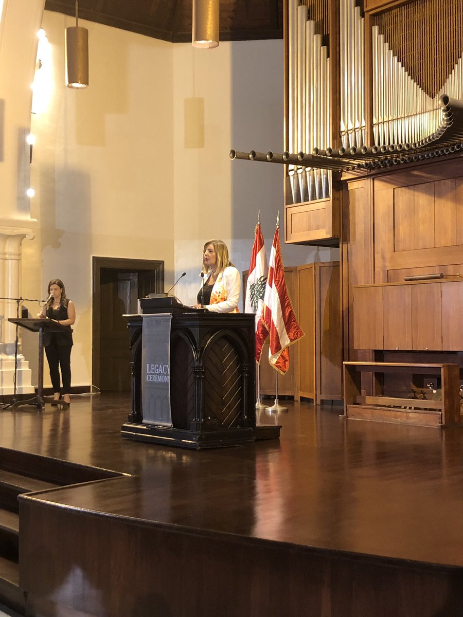“It is a pleasure to be with all of you for this very special event. I have the great privilege of welcoming you not just in my official capacity, but also—and even more importantly—as an AUB parent.” AVP <a href="/SDannawi/">Salma Dannawi</a> <a href="/AUB_Lebanon/">American University of Beirut</a>#AUBLegacy2019