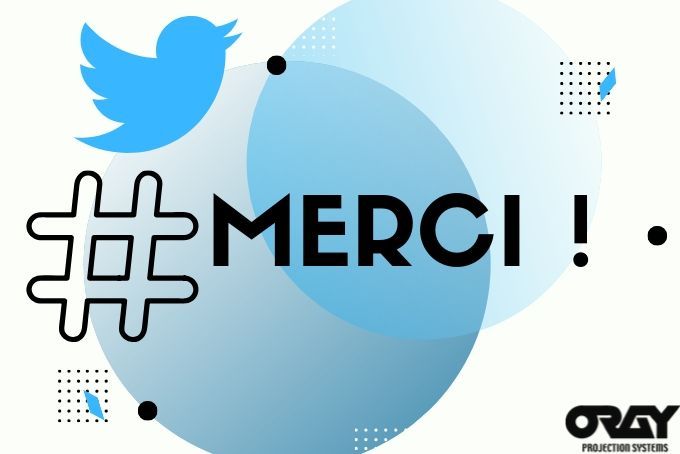 oray_fr's tweet photo. Merci d'être de plus en plus nombreux à nous suivre sur Twitter ! 🙏😃
#Remerciements #Merci #Follow #Follower #Oray #Ecrandeprojection #AVinsdutrie #AVindustry #Screen https://t.co/jU2eRzin7x