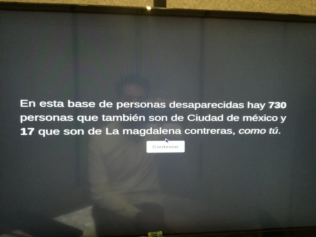 Los integrantes del <a href="/DatalabITAM/">Datalab</a> desarrollaron un algoritmo de reconocimiento facial que te empareja con un desaparecido en México.

Los más de 40mil desaparecidos tienen nombre, apellido, una historia. Urge retomarlas y hablar de ellos.