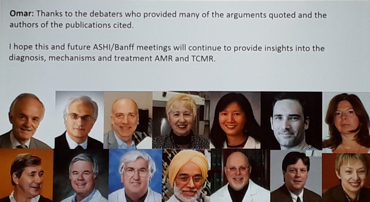 Dr. Robert B. Colvin in his great presentation at @ASHI_HLA "Perhaps NanoString technology or other new techniques will accelerate clinical application." Hopefully ! @nanostringtech #transplantation #ASHIBanff2019
