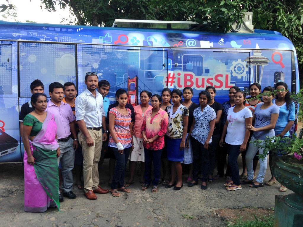 BuduMalli's tweet photo. Earlier it was called #iBusSL and now ‘English on Wheels’.
#iBusSL was a great project by @StateDept and it helped to minimize the #DigitalGap of #SriLanka traning thousands of youth & journalists around the country. Sad they didn’t want to continue the award wining project. https://t.co/6rg1IqM3Is