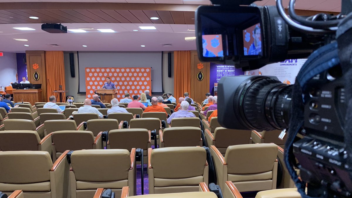 Brad Fralick (@_bradfralick) on Twitter photo “They aren’t afraid to catch it, cock it and let it rip” - Dabo Swinney on facing North Carolina this week <a href="/wyffnews4/">WYFF News 4</a> “They aren’t afraid to catch it, cock it and let it rip” - Dabo Swinney on facing North Carolina this week <a href="/wyffnews4/">WYFF News 4</a>