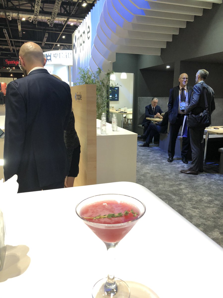 Thanks @Ripple for the cocktail 🧔🏻🍸 #fintech #sibos #xrp #Sibos2019