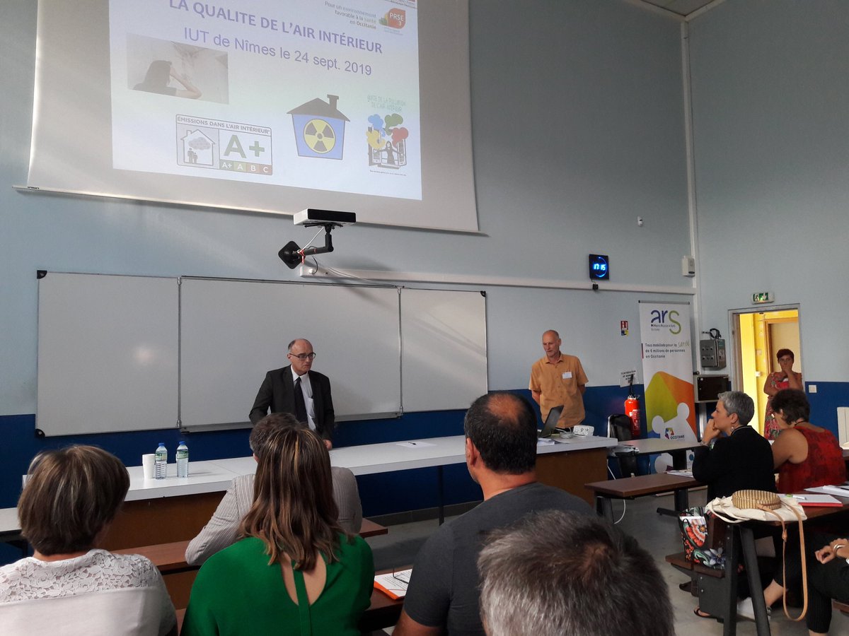 Présents auprès de nos partenaires à la conférence sur la Qualité de l air à l IUT