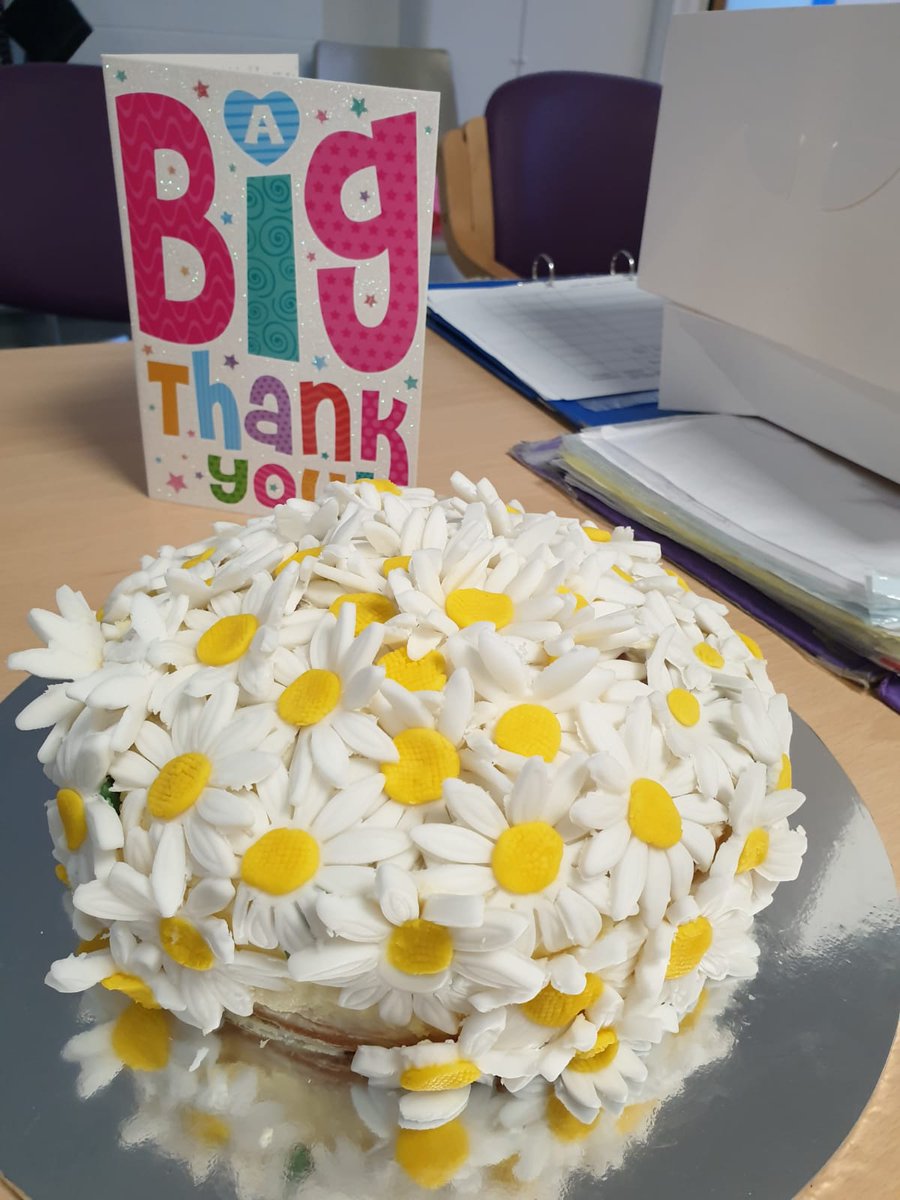 ClareLHouse's tweet photo. Always nice to be thanked with a beautifully decorated cake for helping someone's stroke recovery @Poole_Hospital @Pooletherapies https://t.co/hhF5SG2BOw