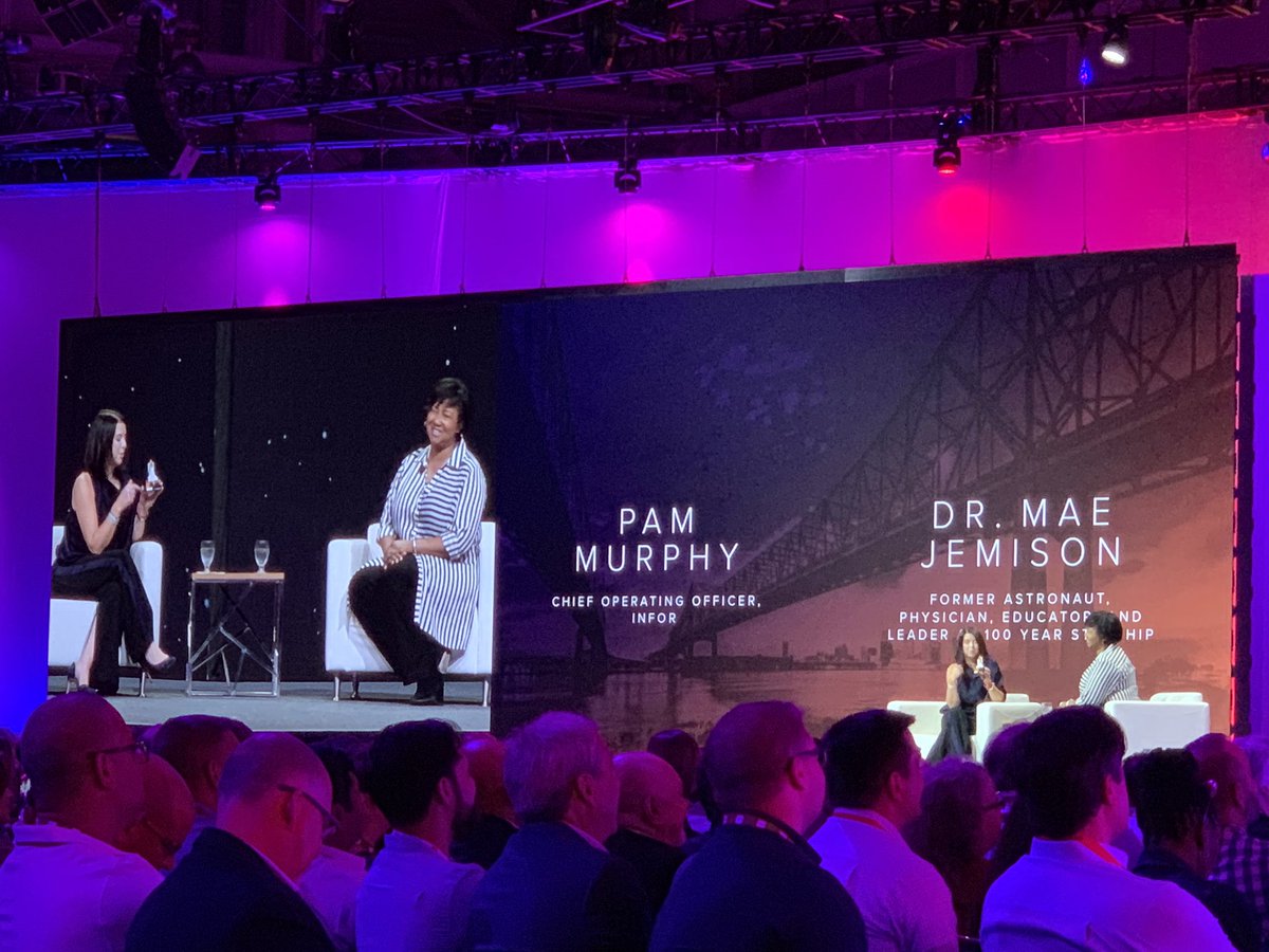 Dr Mae Jamison, not just an astronaut but an innovator and business leader! Great keynote line-up <a href="/Infor/">Infor</a> @inforum2019 <a href="/IDC/">IDC</a> BTW her LEGO Action Figure was the fastest/best selling toy on <a href="/amazon/">Amazon</a>