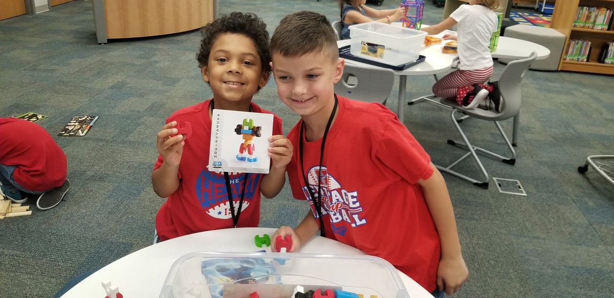 HaleyIrby's tweet image. Maker Space in the library with Mrs. Matthews is loads of fun!