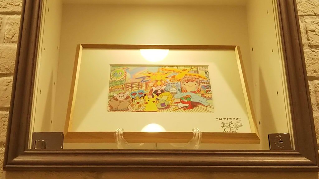 ポケモンカフェ大阪心斎橋の店内には、大谷育江さん、松本梨香さん