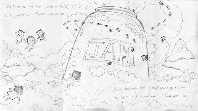 cbcreative's tweet photo. On the blog today @jabberworks &amp; @davidoconnell talk about the creation of #Jampires and show us part of the journey from initial ideas, to pencil roughs and finally to coloured illustrations! https://t.co/Cfy58AGSdC #childrensfiction #picturebook #illustration #amillustrating https://t.co/Ga99WHqkjo