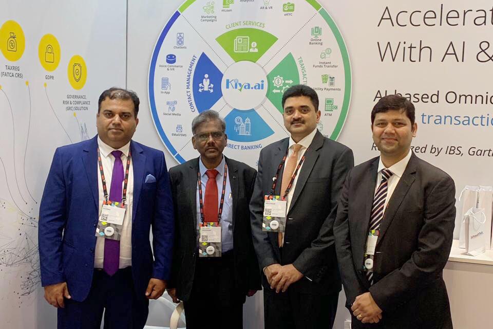 DigitalkiyaAi's tweet photo. It’s a pleasure to host our client Mr Jay Raman, General Manager - IT, @canarabank at our booth #J141 today at #Sibos. Team #InfrasoftTech & our MD & CEO, @rajeshmirjankar had a great time discussing our relationship, future technology trends, and way ahead together. #fintech https://t.co/w6uzPPswIo