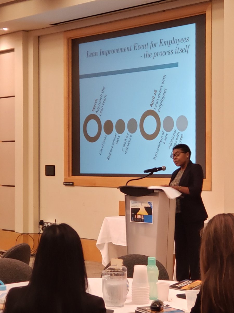 InaMelbourne's tweet photo. Love hearing the case studies from teams who have used lean thinking to improve their processes!  #ABSBLean2019 #ABSB https://t.co/TEjwZOuL8f