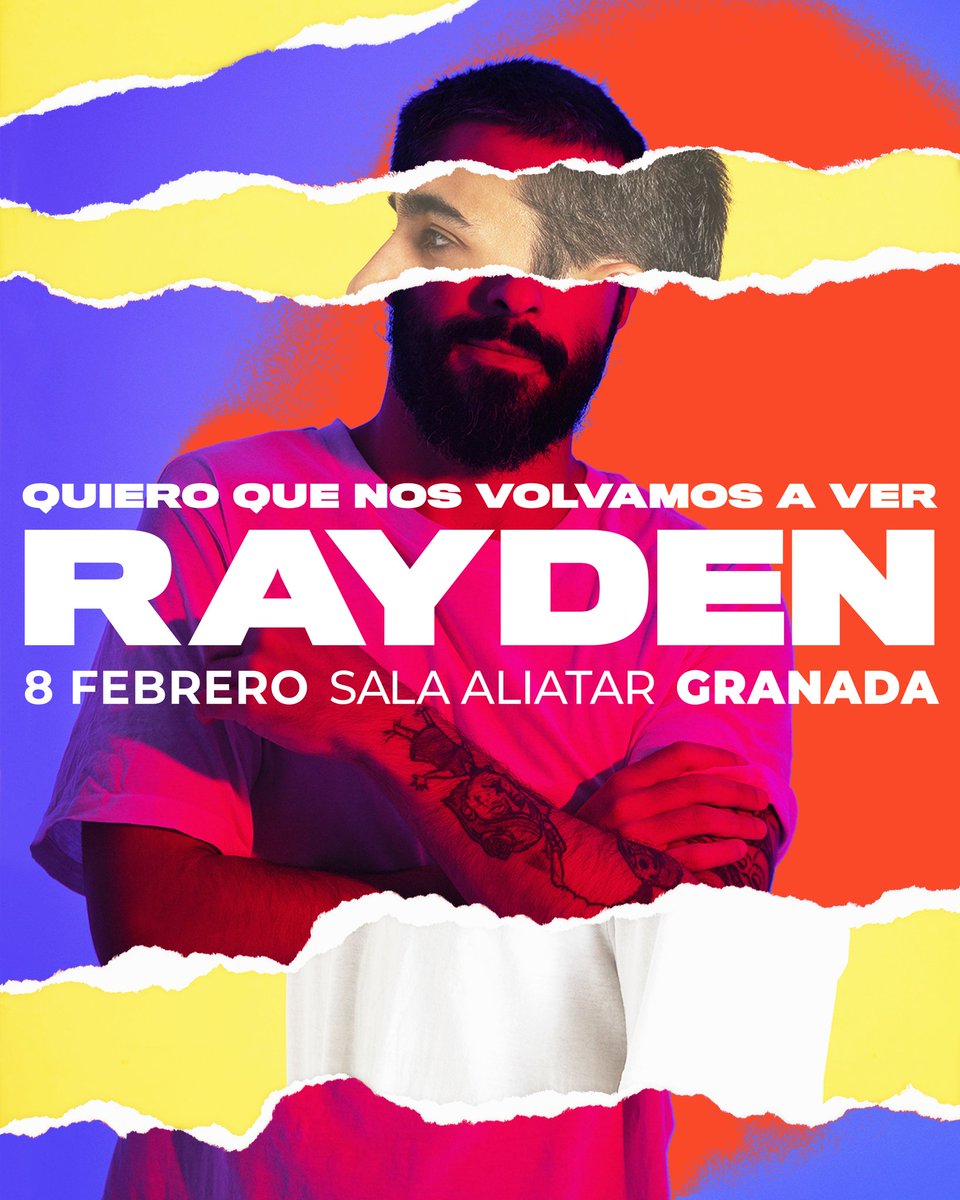 RaydenConcierto's tweet photo. 8FEB #Granada

Ubicación: Sala Aliatar
Dirección: Calle Recogidas, 2, 18002 Granada
Fecha: Sábado 8 de Febrero de 2020
Apertura de Puertas: 21:30
Entrada Permitida a: Menores de 16 acompañados de tutor legal, 16 y 17 años con autorización.
Precio: Entradas Anticipadas 18 € + GG https://t.co/s4jMw6bfJA