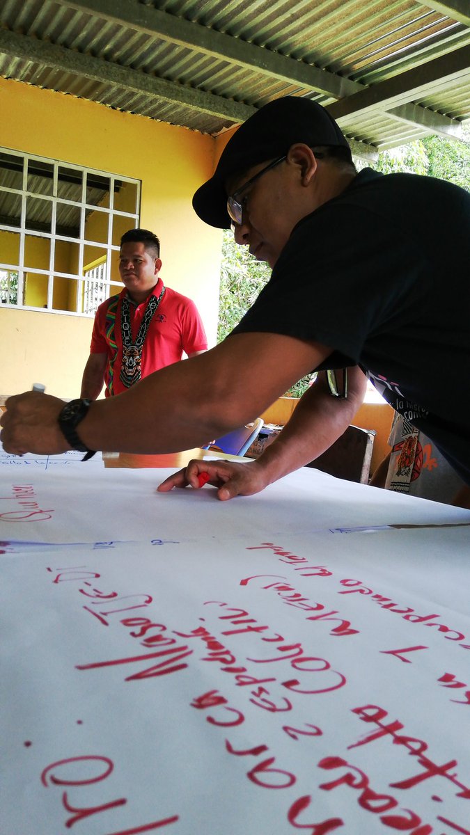 Trabajo en equipo de Técnicos de la UPC y Autoridades tradicionales en busca de resultados positivos para sus territorios y comarcas.