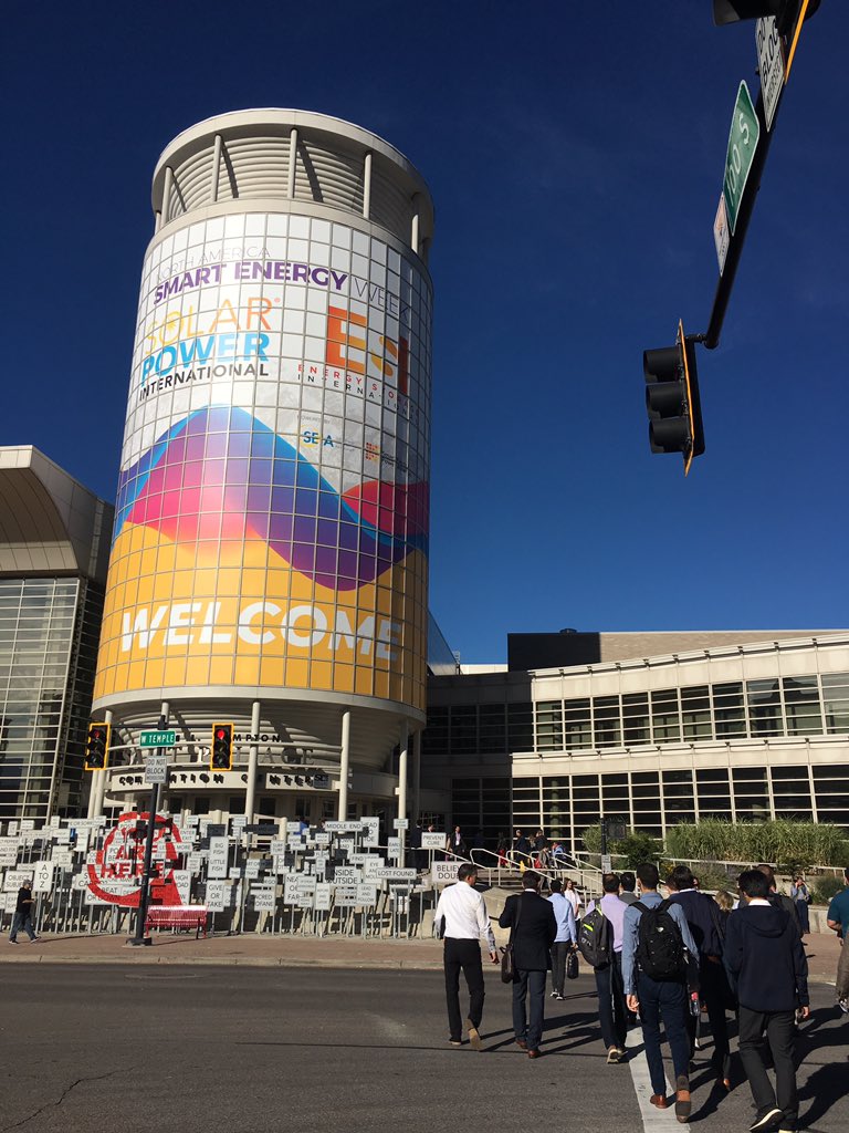 calmcoral's tweet photo. Itโs on! #SPIcon #solar #SLC #spicon2019 https://t.co/6gqdkkzdkv
