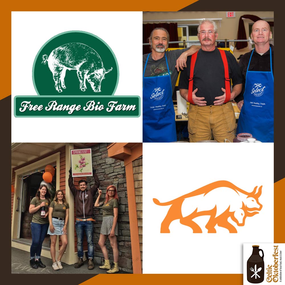 2019 Celtic Oktoberfest Pair #3: Free Range Bio Farm + Tatamagouche Brewing 🐃❤️🐖  Sure to be a delicious pairing, we can't wait to taste them! 😋
.
.
.
#2019CelticOktoberfest #BioRangeFarm #TatamagoucheBrewing #Oktoberfest