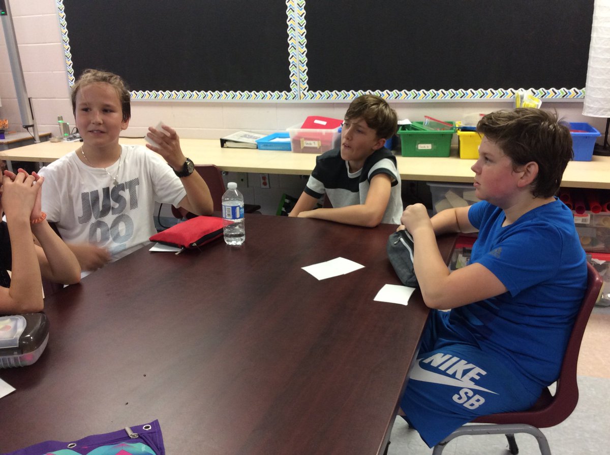 mme_barbosa's tweet photo. Grade 7 Ss were using descriptive words to describe a food without saying it’s name, and their group-mates had to guess what it was. #funinfrench #descriptivewords #nourriture https://t.co/RG7HZMW9lh