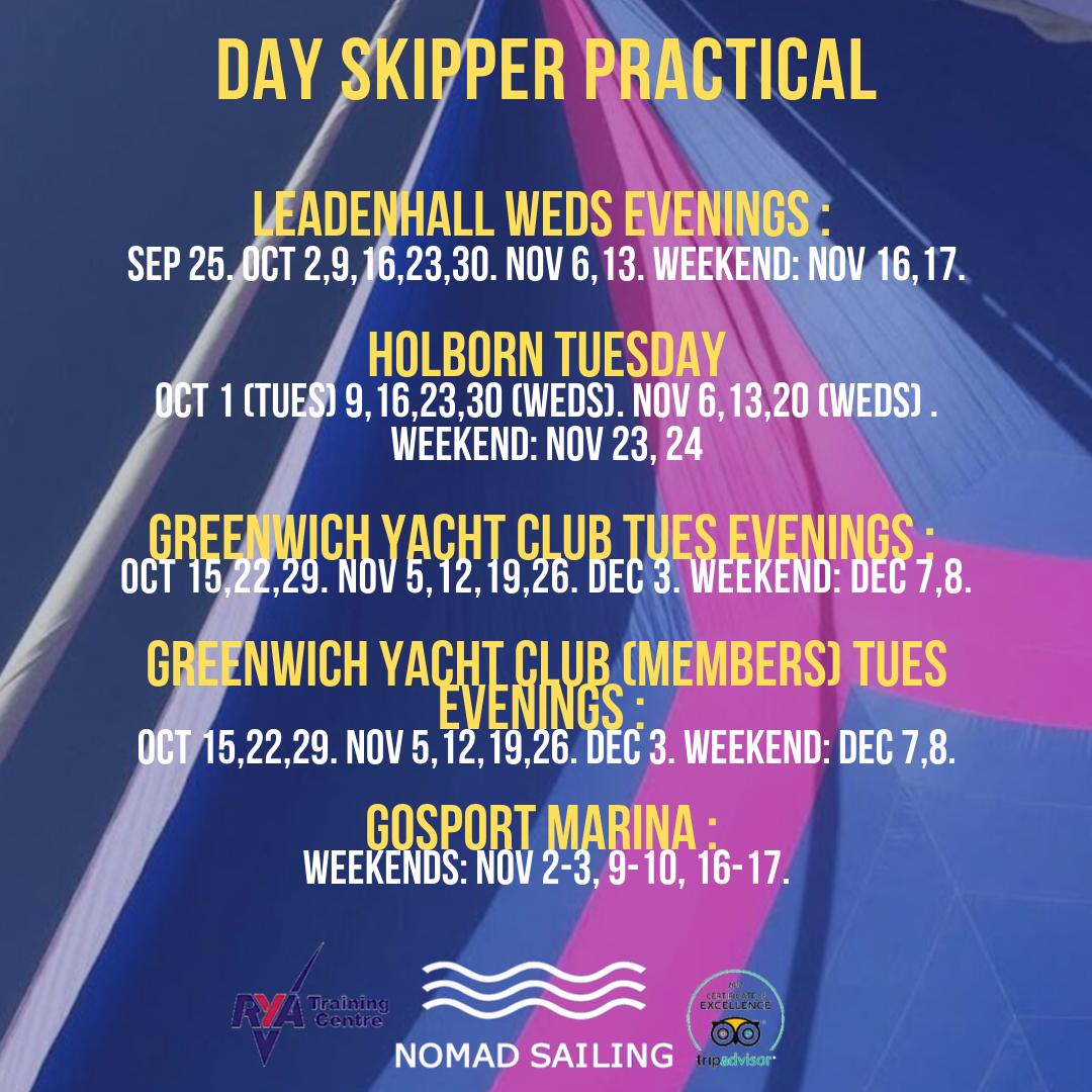 NomadSailing's tweet image. day skipper theory courses live on our site nomadsailing.co.uk
#getqualified #dayskippertheory #theorycourse #ryacourse #gosport #shorebasedtraining #Waterloo #greenwichyachtclub #traveltuesday #adventuretravel