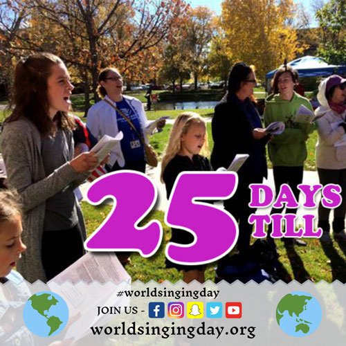 Click ‘Going’ and sing along with the world on October 19, 2019.
facebook.com/events/2075992… 
WorldSingingDay.org