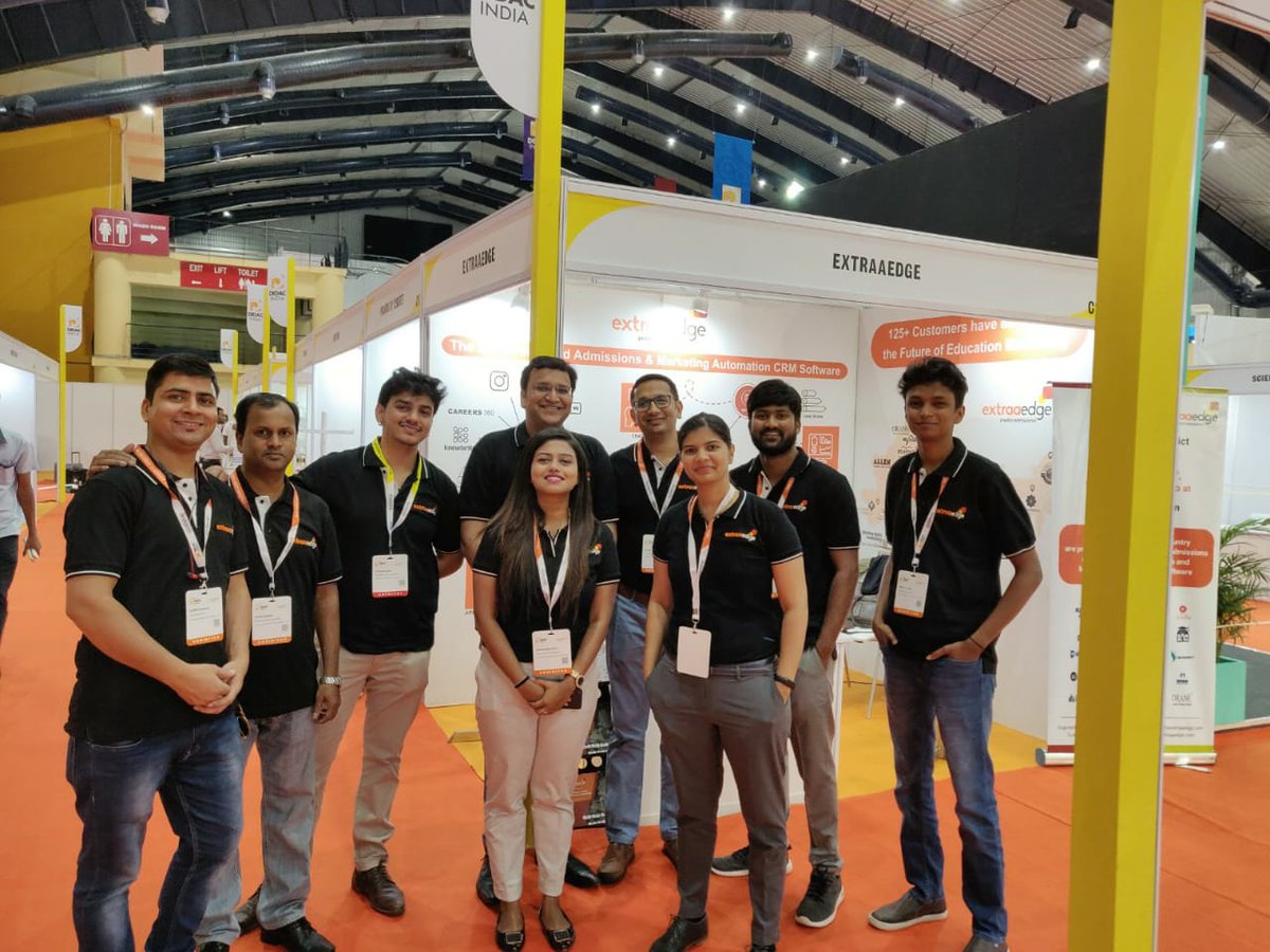 ExtraaEdge's tweet photo. @ExtraAEdge is dazzling at @DidacIndia, Asia's largest & India's only exhibition & conference for educational & training resources.
See you at booth C17A
#educationmarketing #extraaedge #didacindia #didac2019 #increaseadmissions #manageadmissions #predictadmissions https://t.co/e5QyZG3QX8