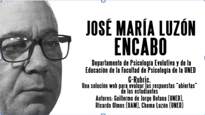 II Premios Investigación, Transferencia y Divulgación @uned <a href="/bancosantander/">Santander</a> ¡Enhorabuena José Mª Luzón Encabo y Guillermo de Jorge Botana, <a href="/UNED/">UNED</a>_Psicologia por el premio de transferencia a la herramienta G-Rubric <a href="/SemantiaLab/">SemantiaLab</a> para evaluación automática de respuestas abiertas