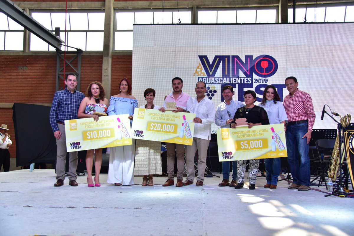 JorgeLopez_M's tweet photo. Gracias a todos los visitantes que hicieron del #VinoFest2019 🍇🍷 la mejor fiesta del vino en #Aguascalientes. https://t.co/AHFK2y5OTx