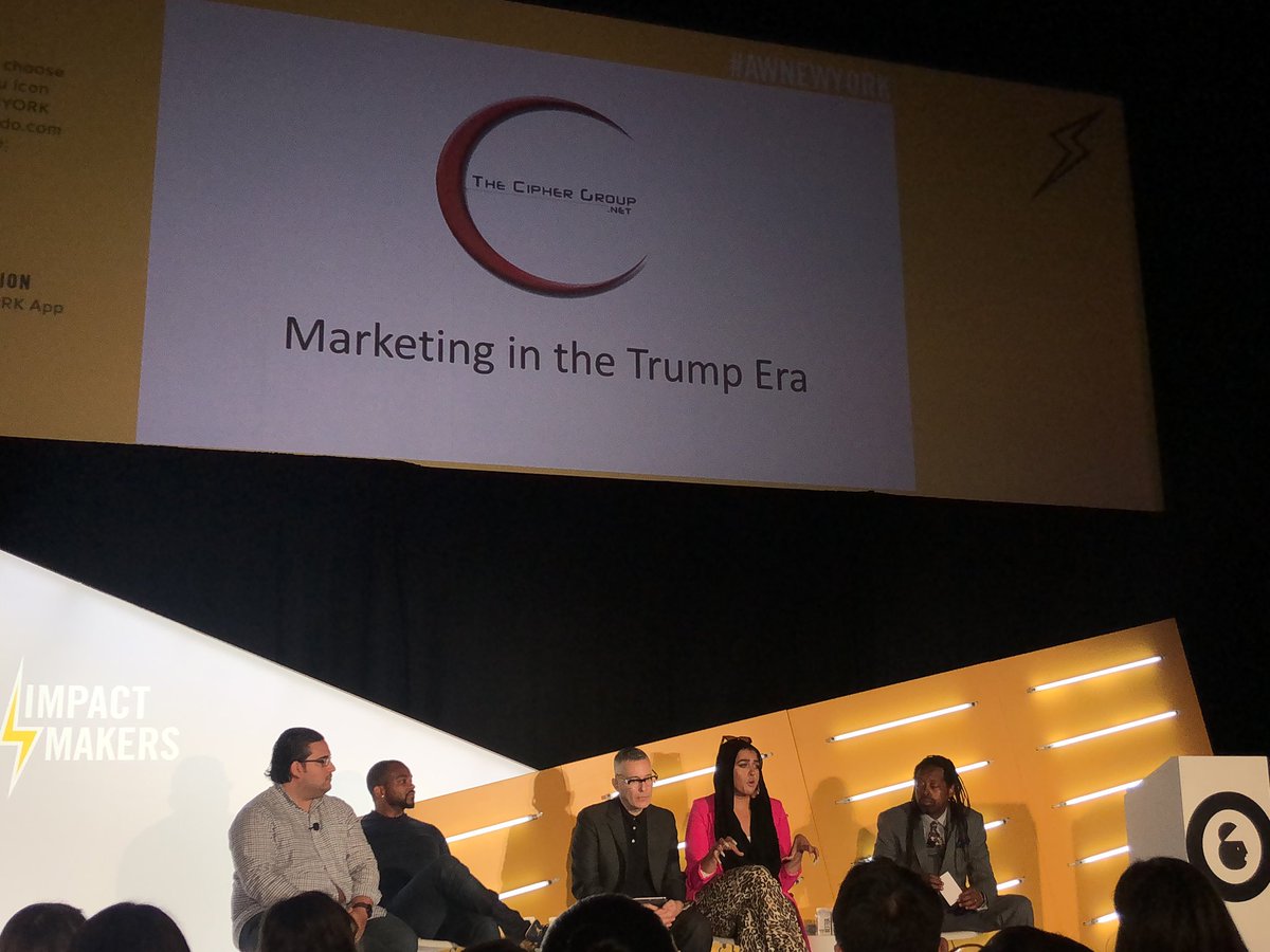 TawkThatChic's tweet photo. “Diversity &amp; Inclusion can’t just be the thing to do for now. It has to be institutionalized.” David Jones, CEO of @TheCipherGroup #AWNewYork #WMxAWNY #Futuremaker @WavemakerUS @AWNewYork_ https://t.co/XQcK4mZVWb