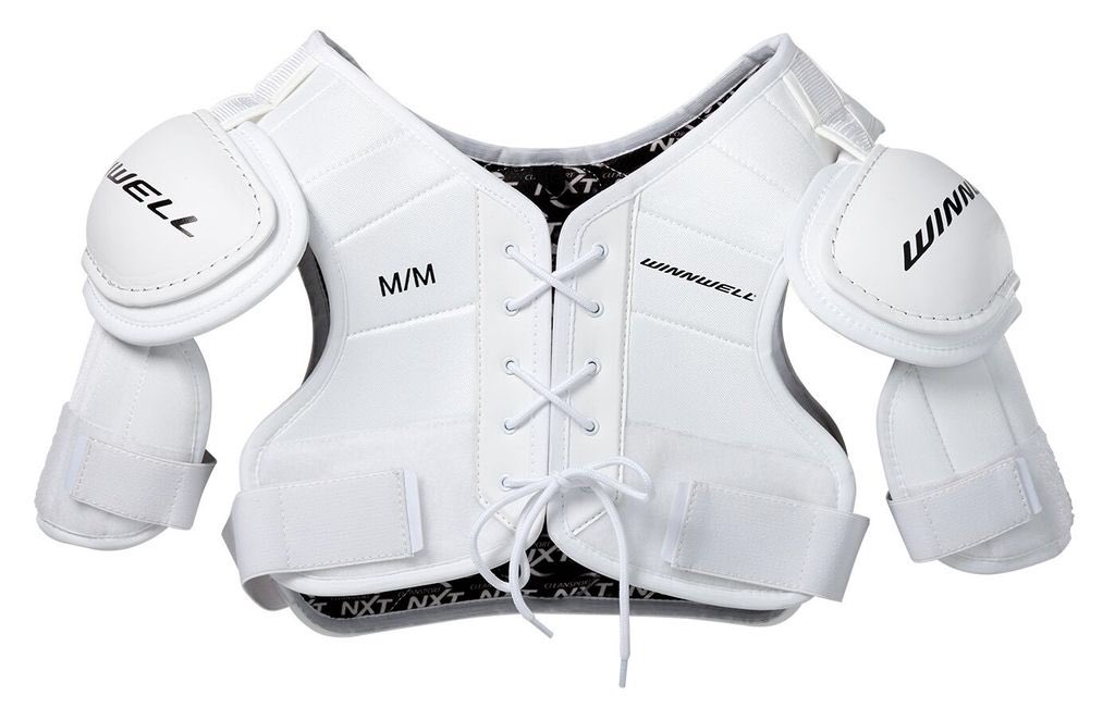 Our <a href="/winnwellhockey/">Winnwell Hockey</a> classic shoulder pads are back in stock, these are a great shoulder pad for that adult league player who still needs protection for in the corner but wants better mobility and comfort.