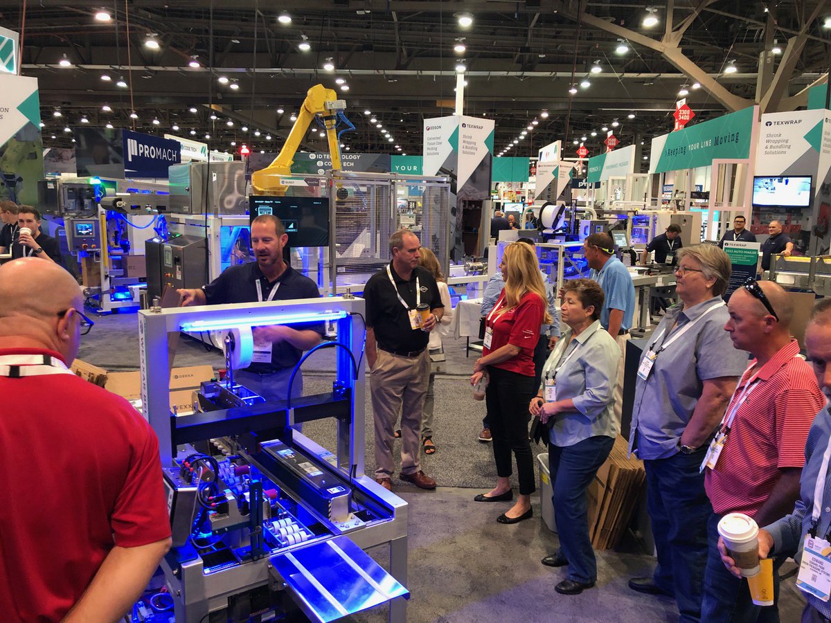 Wexxar_BEL's tweet photo. Starting our day off with Distributor training on our machines! Visit us today at booth #C-2824 to see how our machines can benefit your packaging line. #PACKEXPOLasVegas #ProMachatPack #Wexxar https://t.co/bxuz7GXXWn