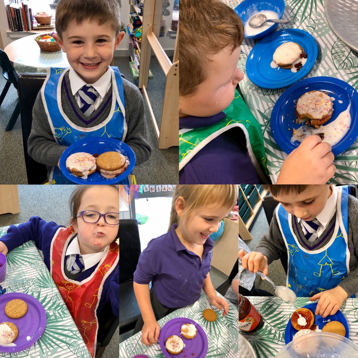 JaneA_Nurture's tweet image. So lovely to have last year’s Den buddies back this afternoon - sharing news about their new classes, decorating biscuits and playing with old friends. #OnceADenBuddyAlwaysADenBuddy #SafeBase #Transitions #KeptInMind