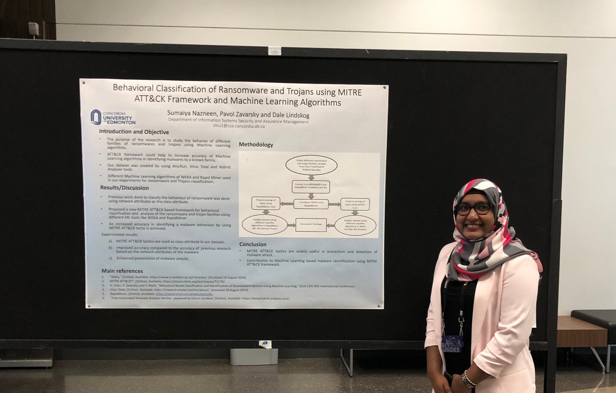 So proud of the <a href="/CUE_Management/">CUE_Management</a> #MISSM grad students that attended <a href="/bsidesedmonton/">BSides Edmonton</a> last week in #yeg (Sept. 19-20) and those who presented posters representing work they have completed in their studies <a href="/CUEdmonton/">Concordia Edmonton</a> !  concordia.ab.ca/management/inf…