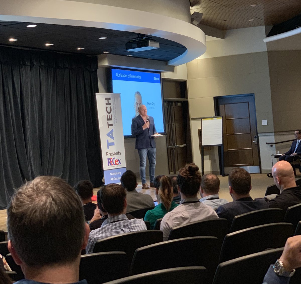 <a href="/shanedgray/">Shane Gray</a> kicking off RecEx at #TATechAustin #HRTech #recruiting