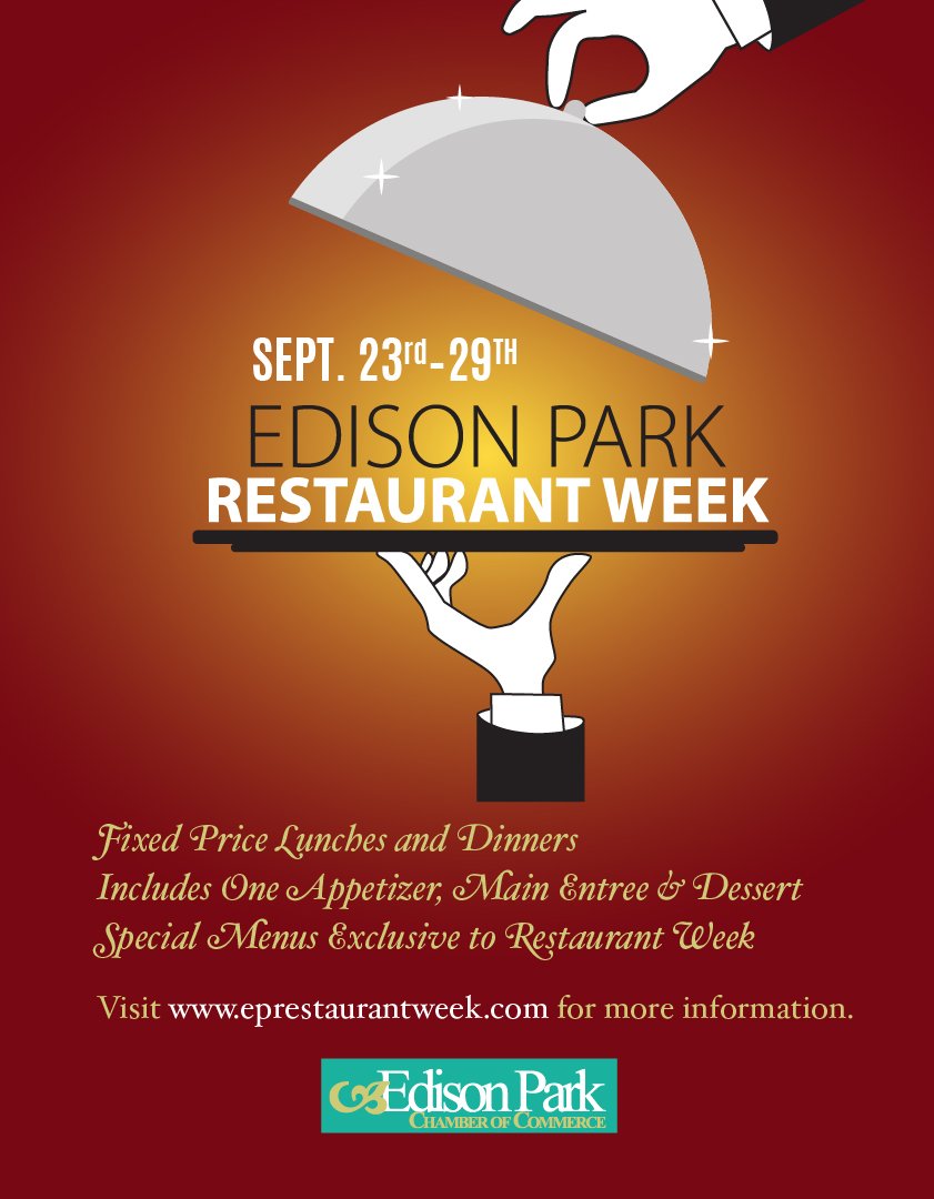 Visit eprestaurantweek.com to view the menus.  #dinelocal #edisonpark
