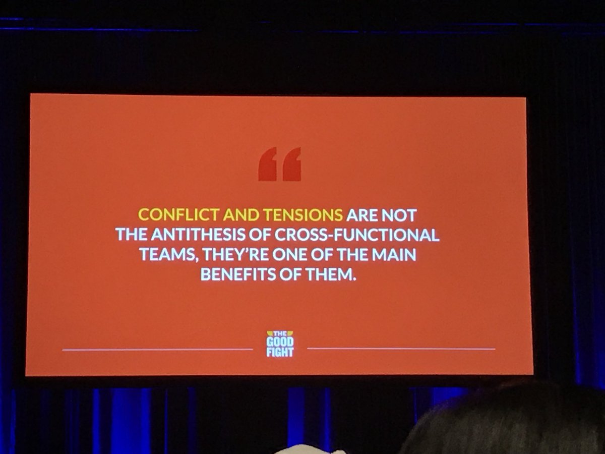 Team discussion for each member - value of your role, stakeholder you advocate, conflict you are obliged to put on <a href="/lianedavey/">Liane Davey</a> #theartof