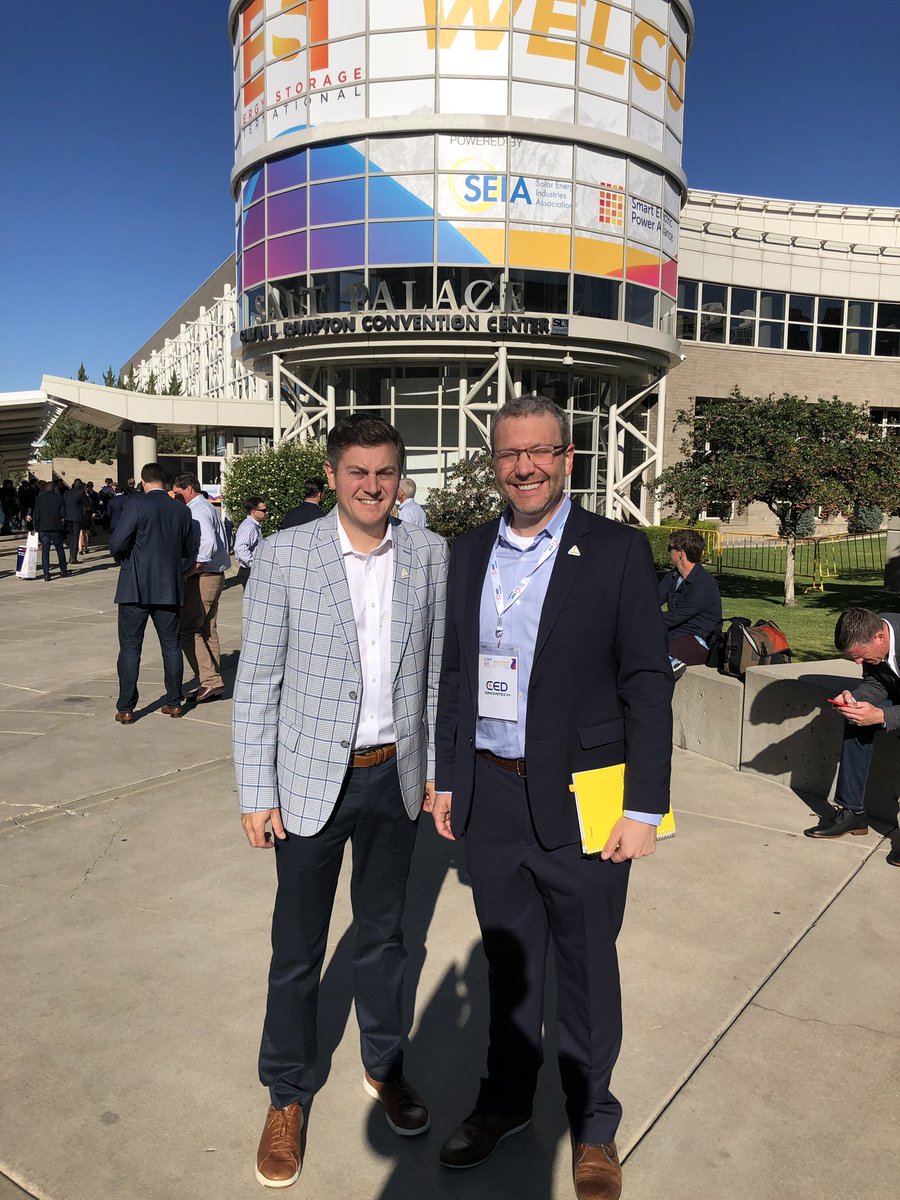 TJKan's tweet photo. Kicking things off at the @SPIConvention in #SaltLakeCity with the @InovateusSolar team! #Solar is really heating up in the US and we are expecting to major developments in the Midwest and beyond #SPICon2019 @VogelDucks @dannynuss https://t.co/y1rNW3L0ax