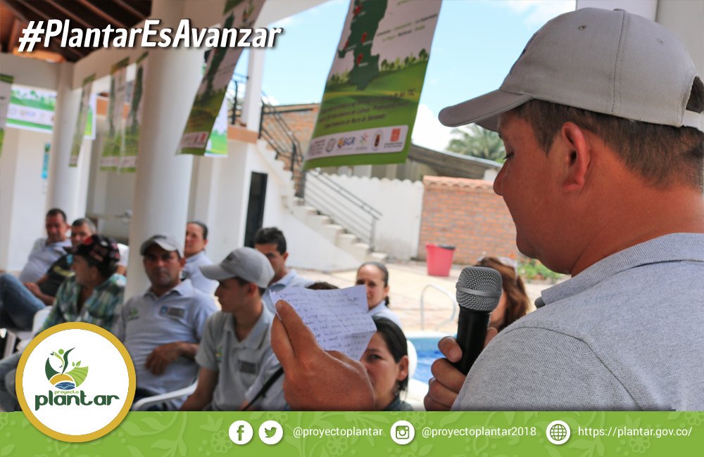ProyectoPlantar's tweet photo. #PlantarEsAvanzar
En el marco del cierre del Proyecto Plantar, compartimos  e interactuamos con nuestros beneficiarios de Ocaña una jornada llena de grandes experiencias. Valoramos toda la labor de cada familia agricultora enfocada en la transformación del campo.👏👏👏 https://t.co/KLMbdMBRyz